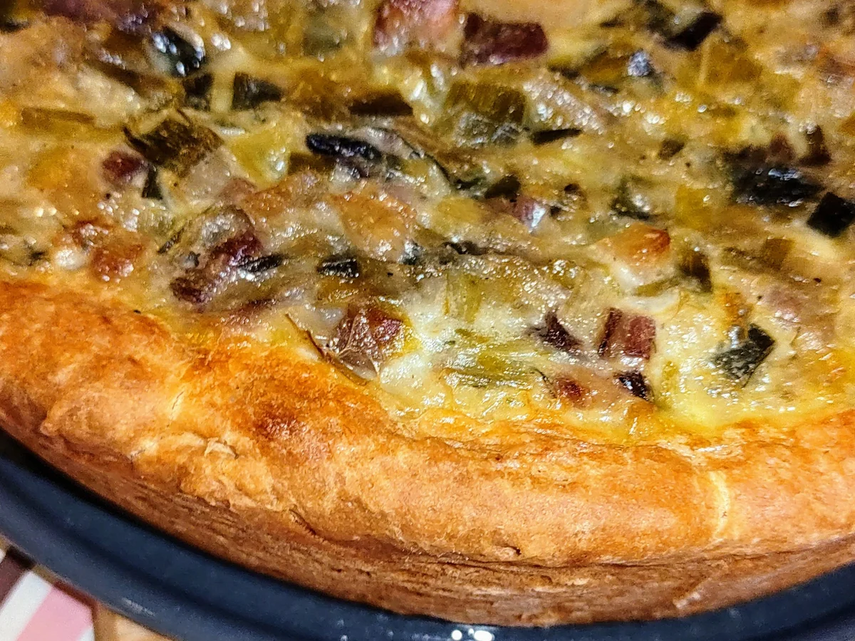 Lauchkuchen mit Speck - Rezept - Bild Nr. 14946