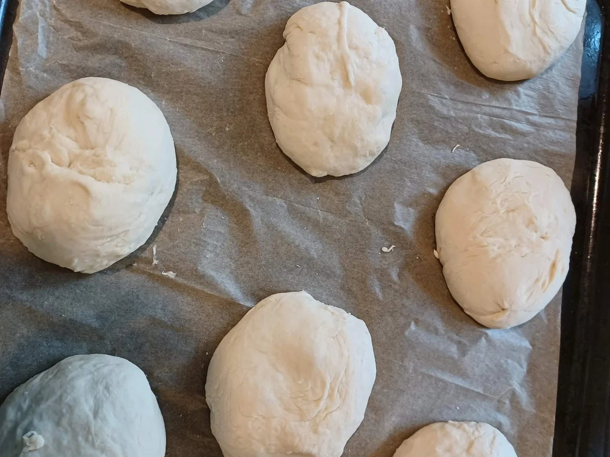 Champignonpfanne und Langos zur kochbar Challenge November 2021 - Rezept - Bild Nr. 14947