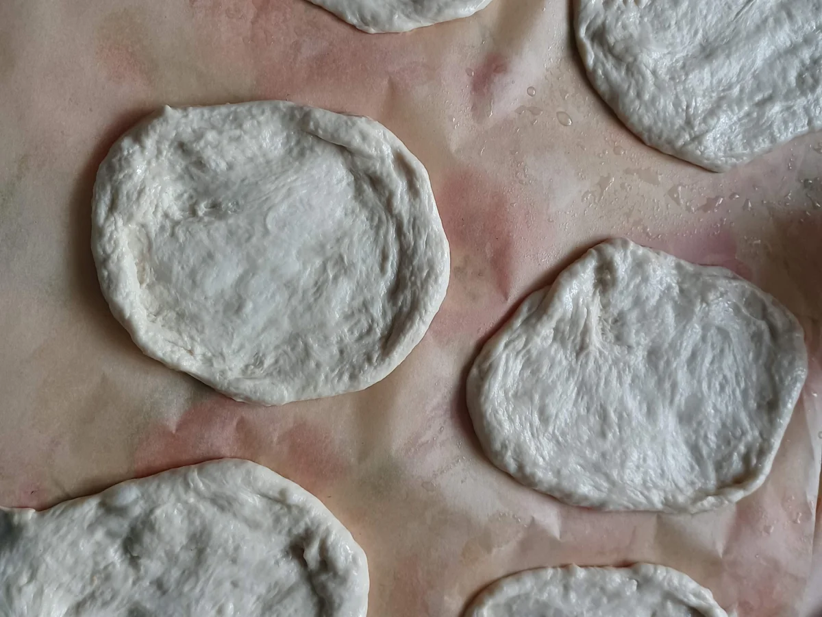 Champignonpfanne und Langos zur kochbar Challenge November 2021 - Rezept - Bild Nr. 14948