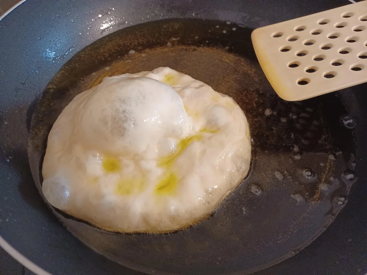 Champignonpfanne und Langos zur kochbar Challenge November 2021 - Rezept - Bild Nr. 14950