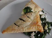 Blätterteig-Spinat-Feta-Ecken - Rezept - Bild Nr. 14938