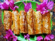 Kretische Spinatpasteten mit Fertig-Blätterteig - Rezept - Bild Nr. 14943