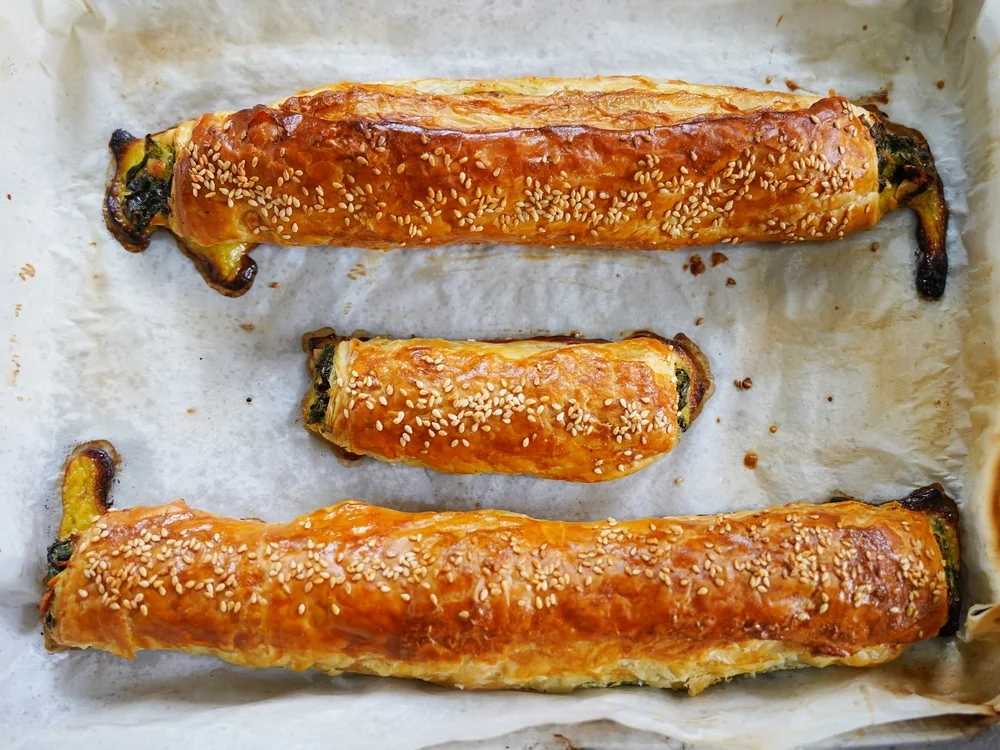 Rezept: Kretische Spinatpasteten mit Fertig-Blätterteig Bild Nr. 14947 Kretische Spinatpasteten mit Fertig-Blätterteig - Rezept - Bild Nr. 14947