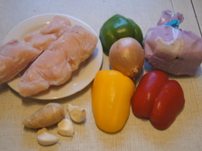 Rezept: Honig-Knoblauch-Ingwer-Hähnchen mit Paprikagemüse und Basmatireis Bild Nr. 14948 Honig-Knoblauch-Ingwer-Hähnchen mit Paprikagemüse und Basmatireis - Rezept - Bild Nr. 14948