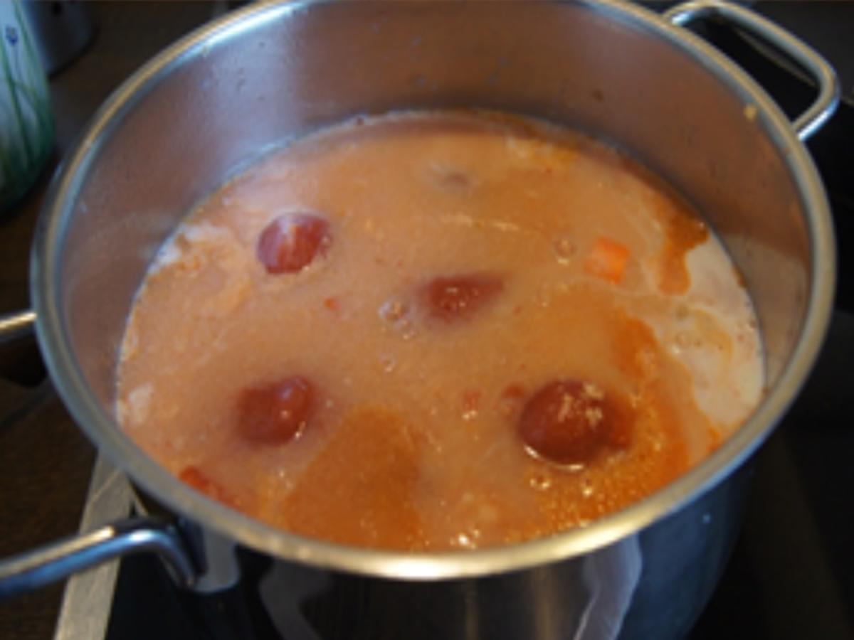 Tomatensuppe mit Buttermilch und Einlage - Rezept - Bild Nr. 7