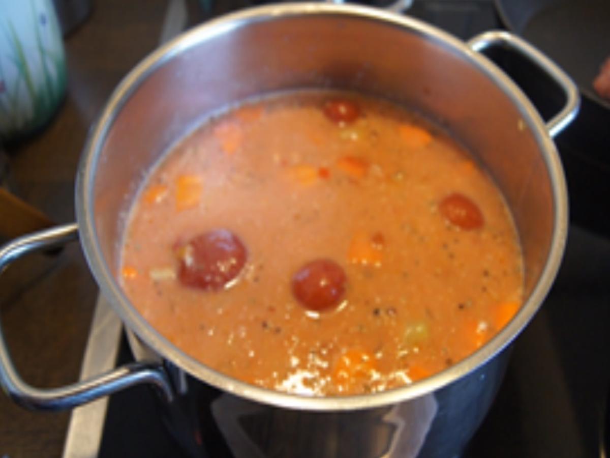 Tomatensuppe mit Buttermilch und Einlage - Rezept - Bild Nr. 8