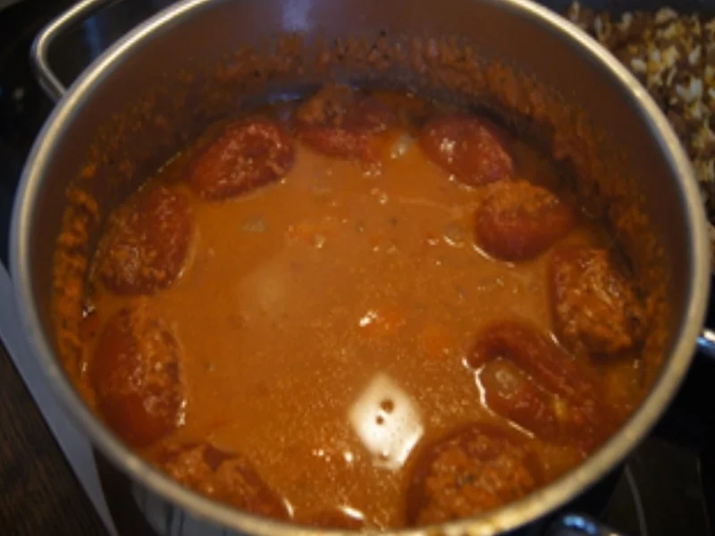 Rezept: Tomatensuppe mit Buttermilch und Einlage Bild Nr. 9 Tomatensuppe mit Buttermilch und Einlage - Rezept - Bild Nr. 9