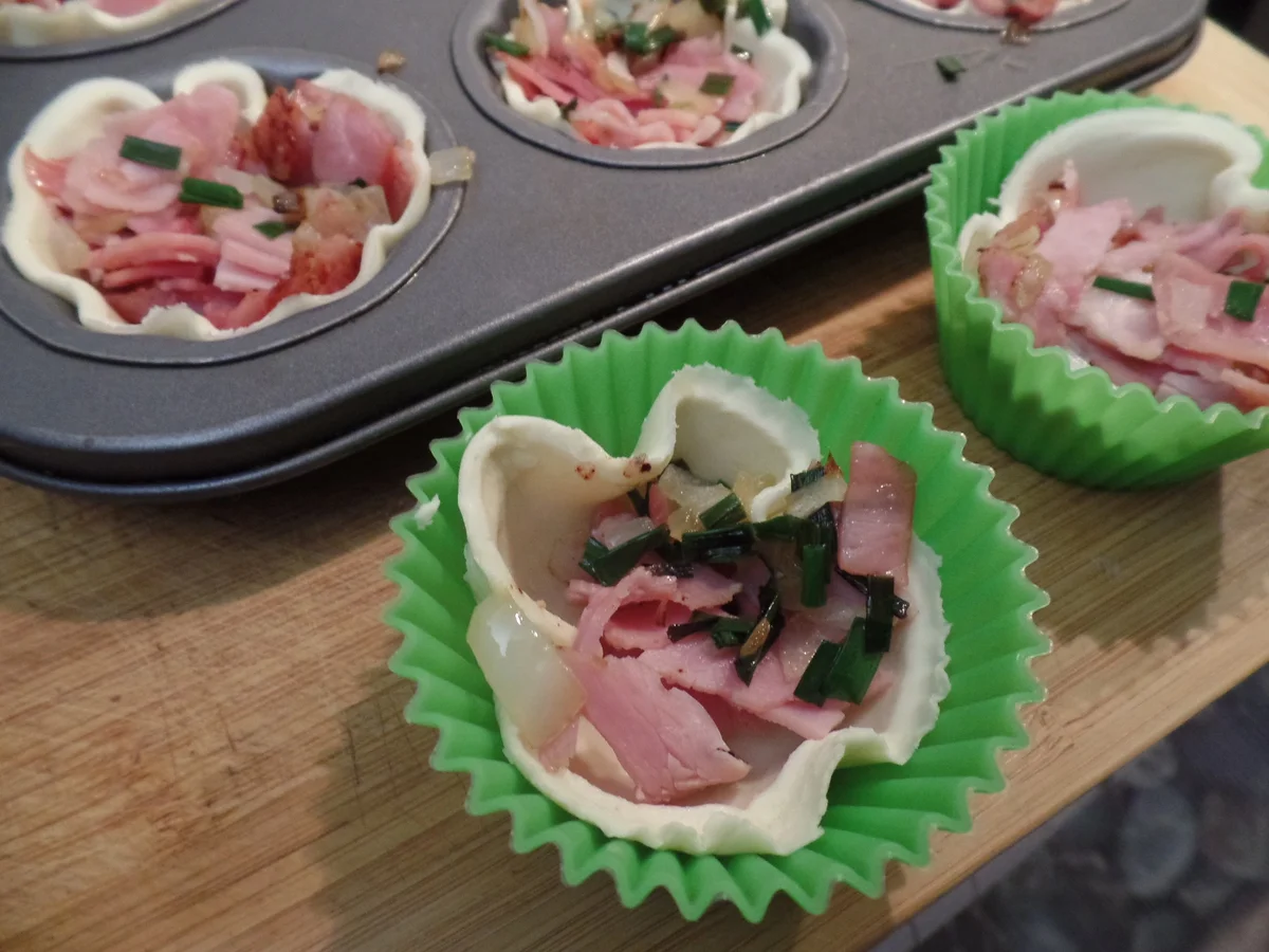 Rezept: Mini-Schinken-Quiches Bild Nr. 14964 Mini-Schinken-Quiches - Rezept - Bild Nr. 14964