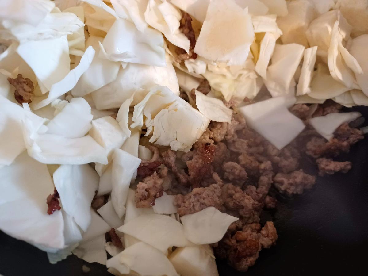 Weißkohl Hackfleisch Pfanne - einfach - von loewe_bs