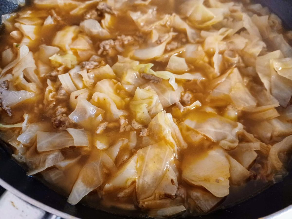 Weißkohl Hackfleisch Pfanne - einfach - von loewe_bs