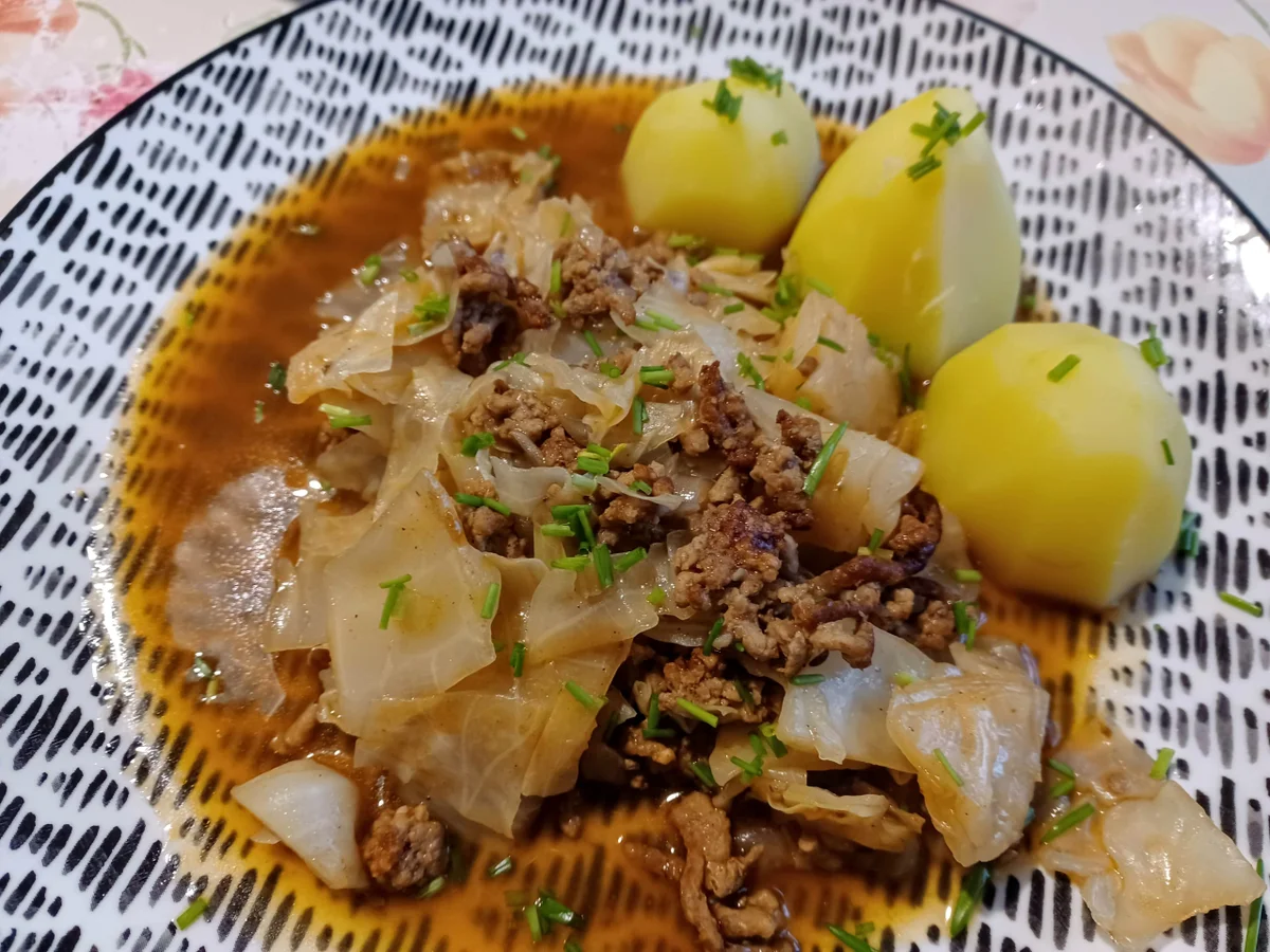 Weißkohl - Hackfleisch - Pfanne - Rezept - Bild Nr. 14965