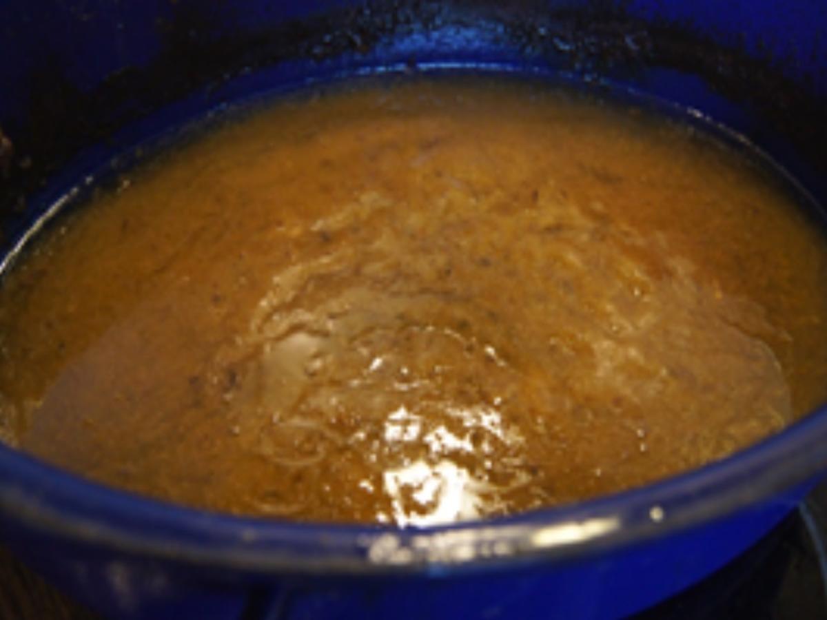 5,5-Stunden Ente mit Sauce, Blaukraut und tschechischen Kartoffelknödeln - Rezept - Bild Nr. 14968