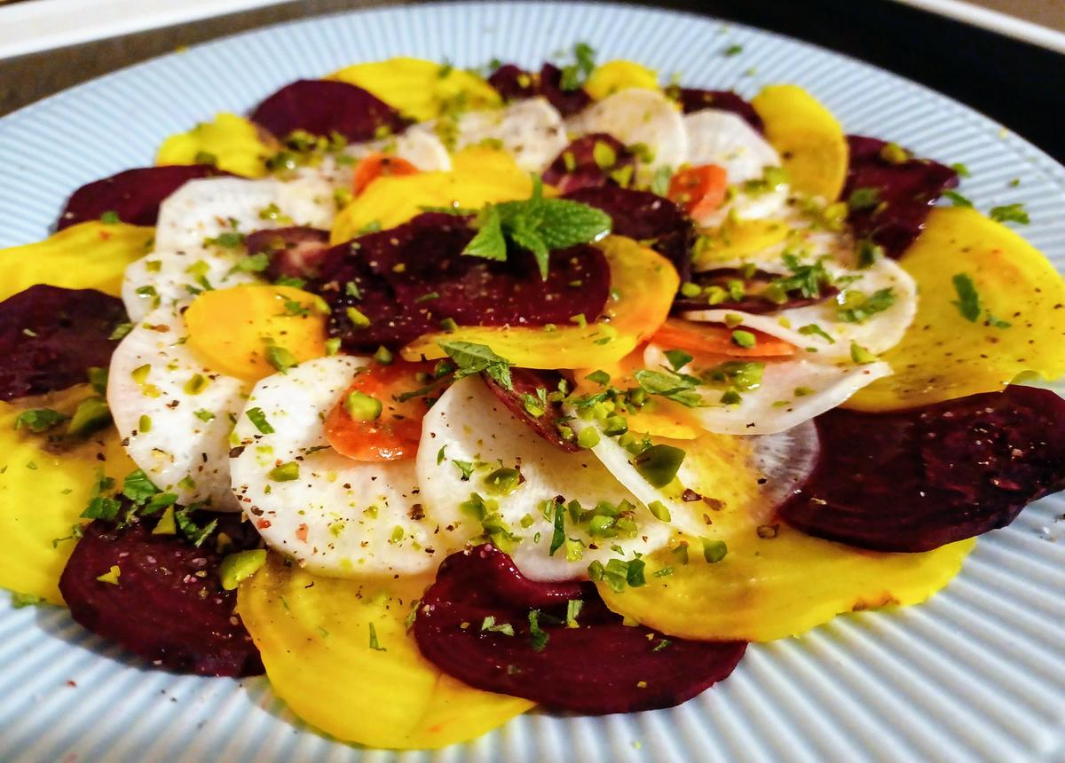 Carpaccio vom Wurzelgemüse - Rezept - Bild Nr. 14970