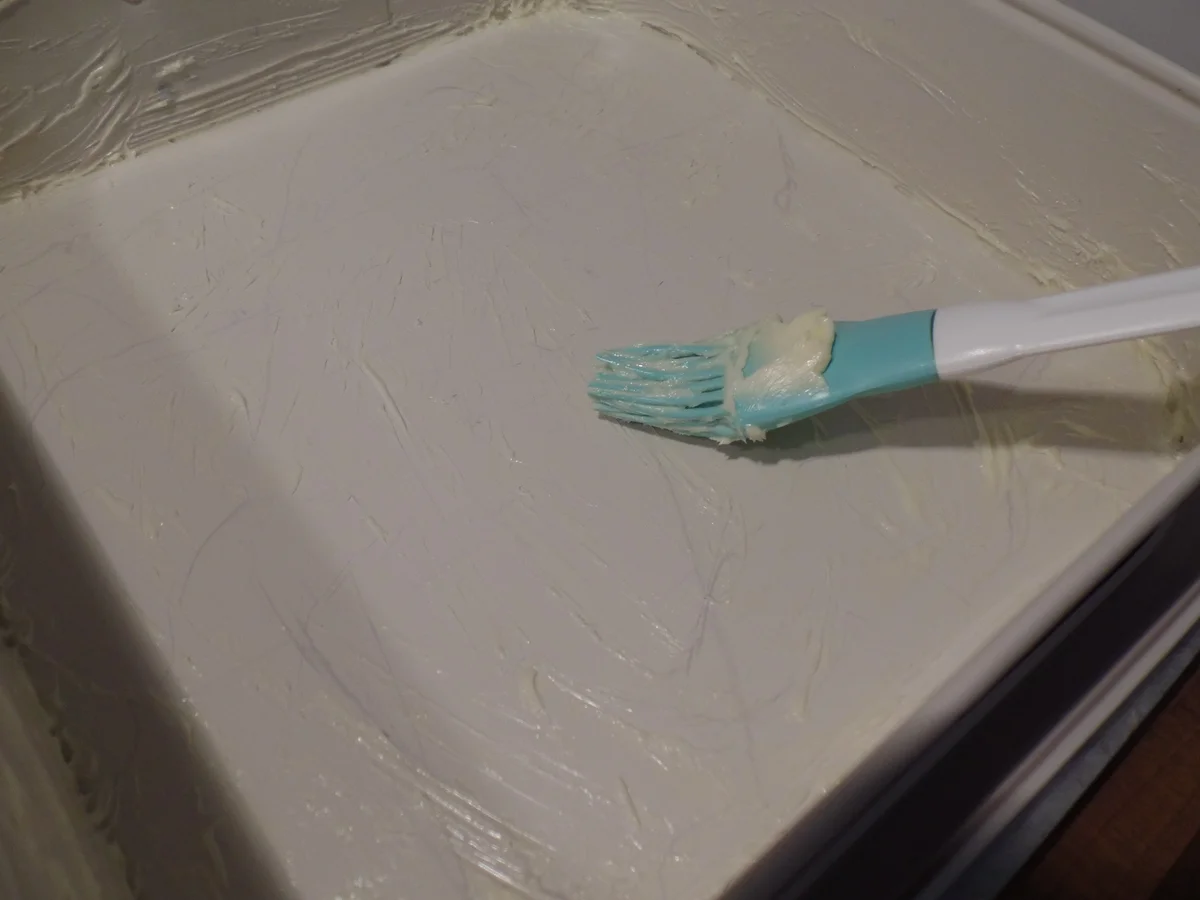 Weiße-Schokoladen-Orangen-Kuchen mit blauem Guss on Top - Rezept - Bild Nr. 14973