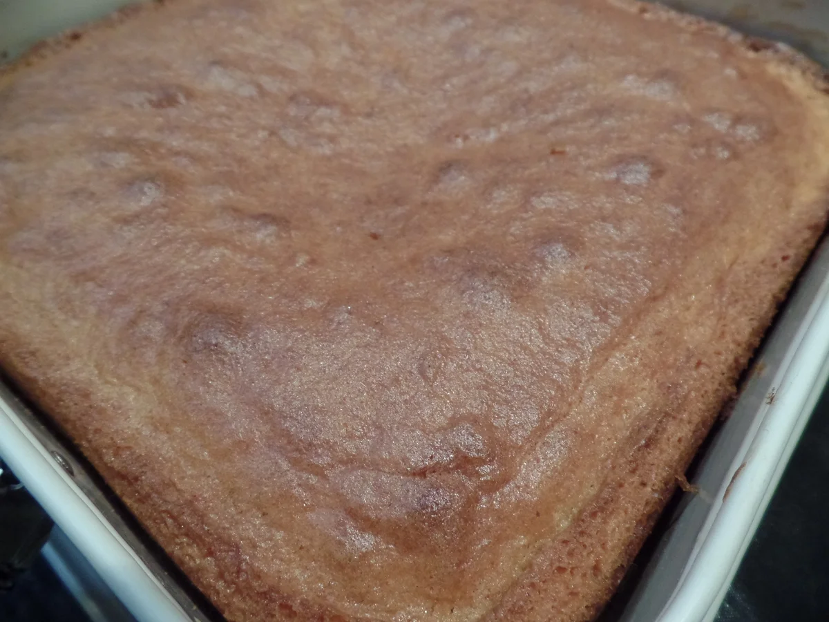 Weiße-Schokoladen-Orangen-Kuchen mit blauem Guss on Top - Rezept - Bild Nr. 14976