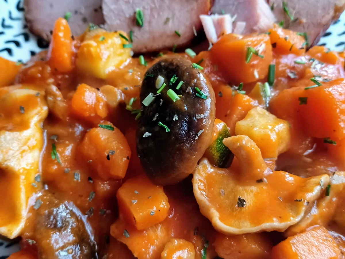 Gemüsepfanne mit Süßkartoffel - Rezept - Bild Nr. 14975