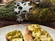 Karamelisierter Biskuit mit Marzipan Sahne Creme als Törtchen zur kochbar Challenge 2021 - Rezept - Bild Nr. 2