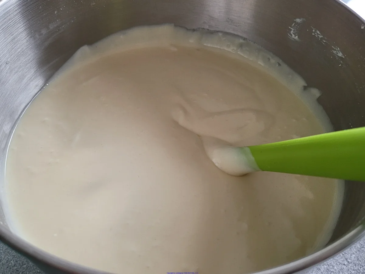 Karamelisierter Biskuit mit Marzipan Sahne Creme als Törtchen zur kochbar Challenge 2021 - Rezept - Bild Nr. 4