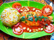 Kreolisches Doradenfilet mit Reis – Court bouillon à la créole - Rezept - Bild Nr. 14967