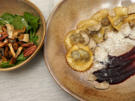Getrüffelte Ravioli mit Rehfüllung und Cranberry-Sauce dazu saisonalen Pilzsalat - Rezept - Bild Nr. 3