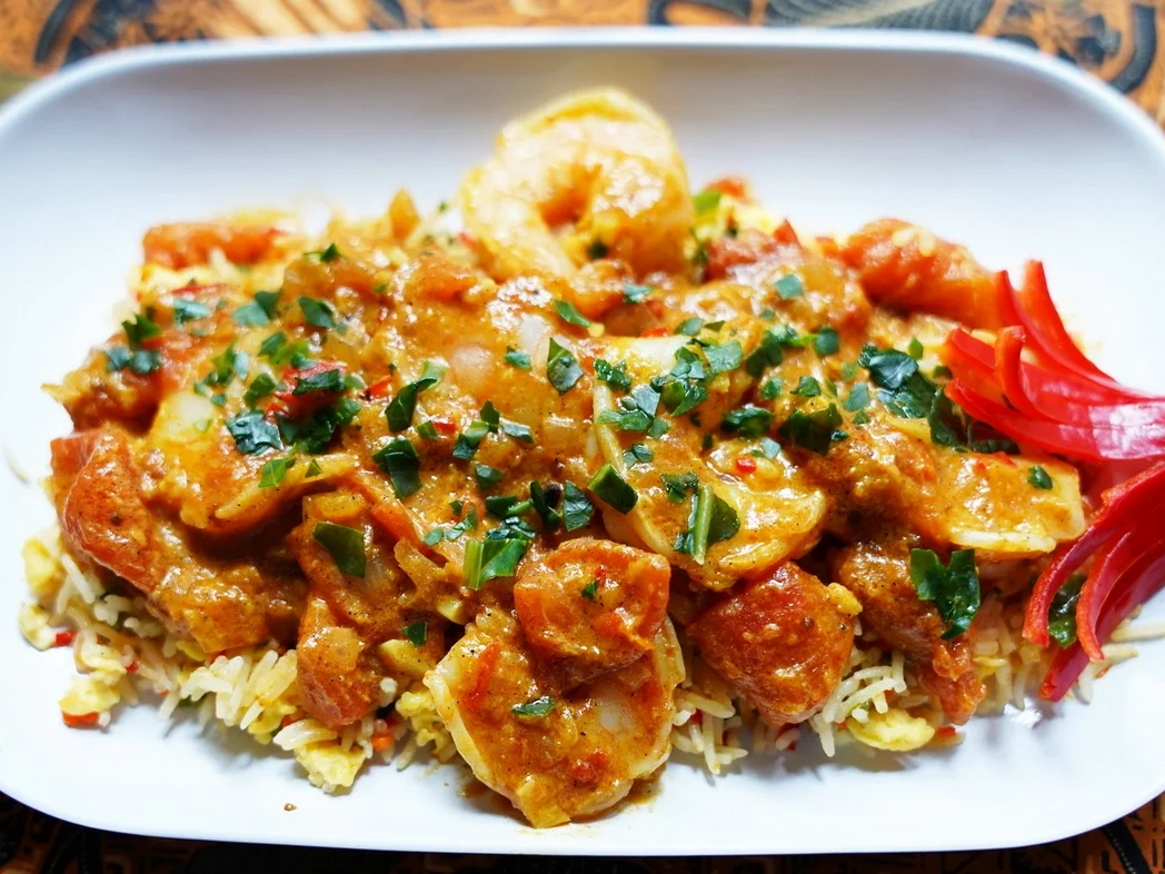 Westindisches Garnelencurry – West Indian prawn curry - Rezept - Bild Nr. 14967