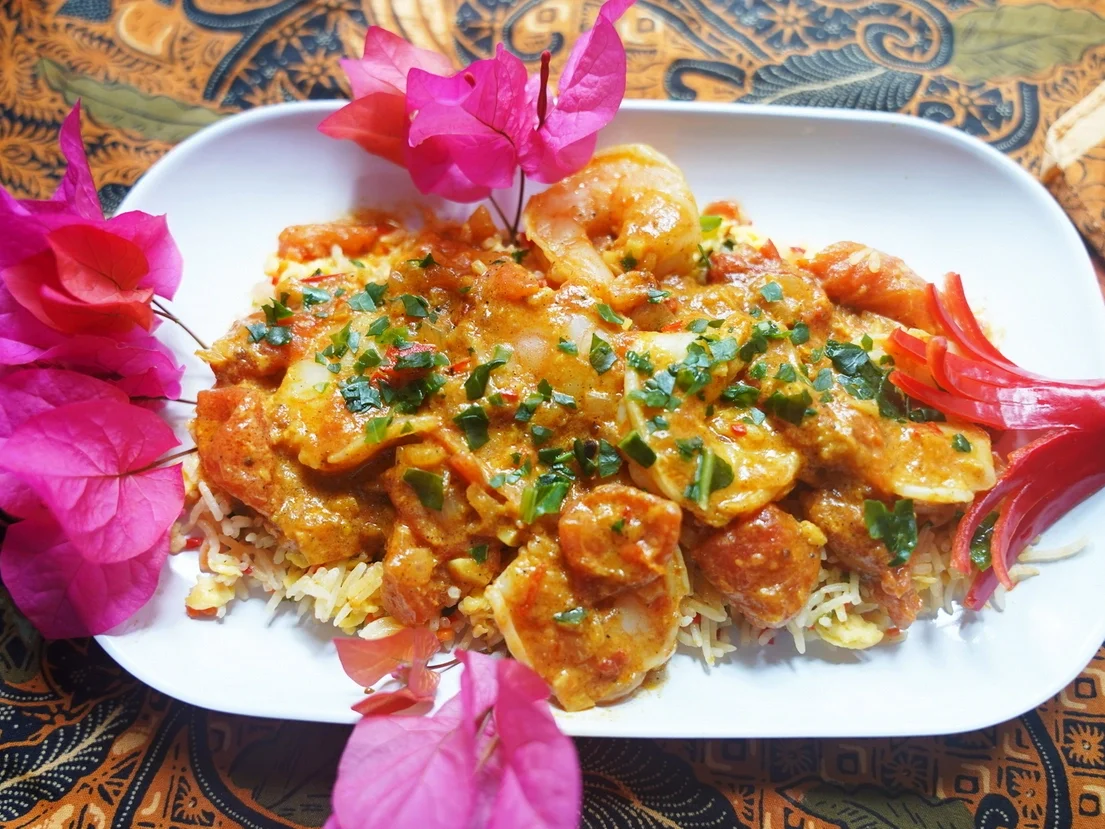 Westindisches Garnelencurry – West Indian prawn curry - Rezept - Bild Nr. 14968