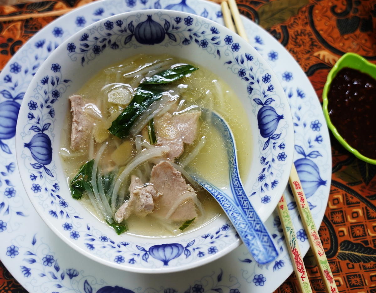Suppe mit Rettich -- Luo Bo Lian Guo Tang - Rezept - Bild Nr. 2