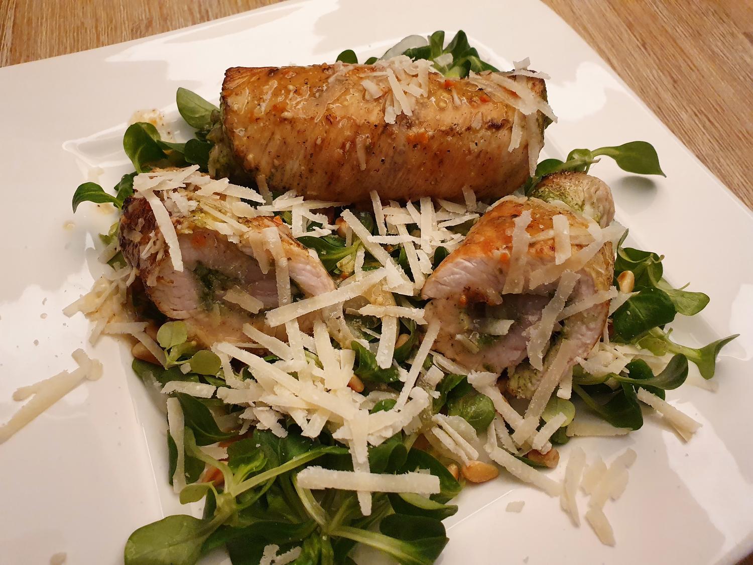 Kalbs-Involtini auf Feldsalat - Rezept mit Bild - kochbar.de