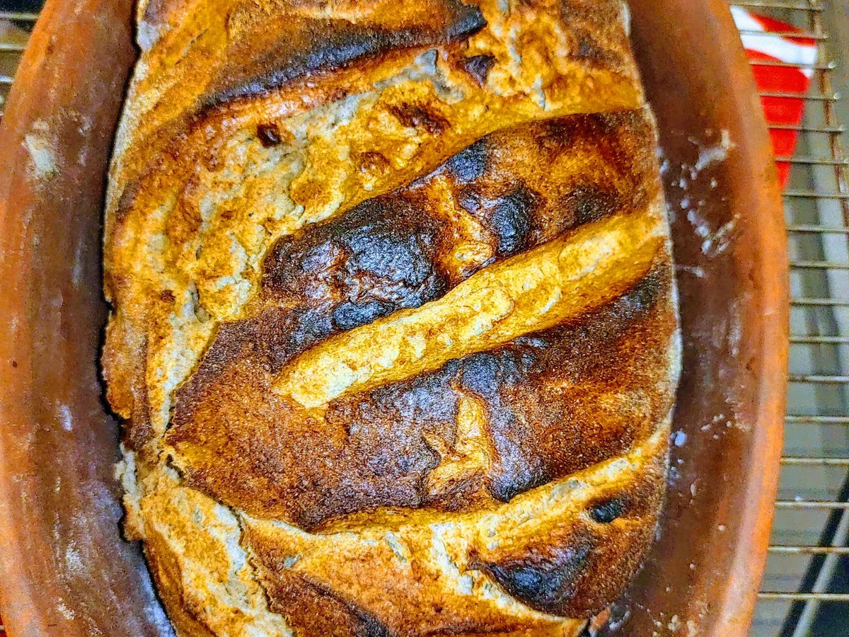 Mischbrot aus dem Römertopf - Rezept - Bild Nr. 14973
