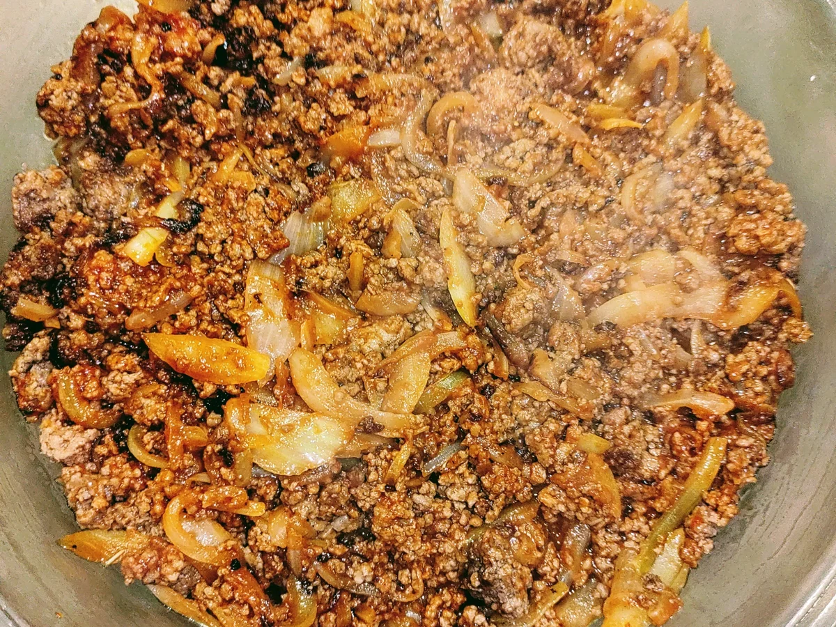 Gratinierter Mangold-Hack Auflauf mit Kartoffelhaube - Rezept - Bild Nr. 14973