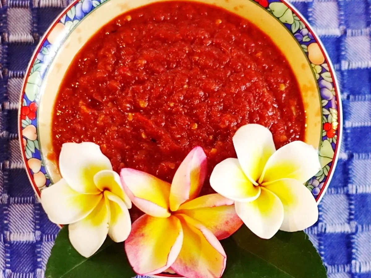 Seeräubersambal auf Dayak-Art – Sambal Bajak laut ala Dayak - Rezept - Bild Nr. 2