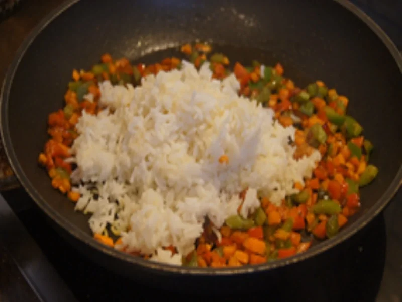 Rezept: Schlemmerfilet mit Bobby Bohnen und Gemüsebratreis Bild Nr. 14999 Schlemmerfilet mit Bobby Bohnen und Gemüsebratreis - Rezept - Bild Nr. 14999