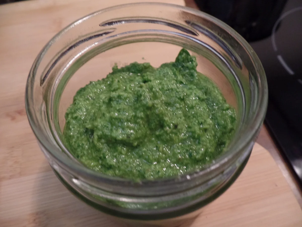 Bunter Nudelsalat mit Rucola-Pesto und Falafel - Rezept - Bild Nr. 14994