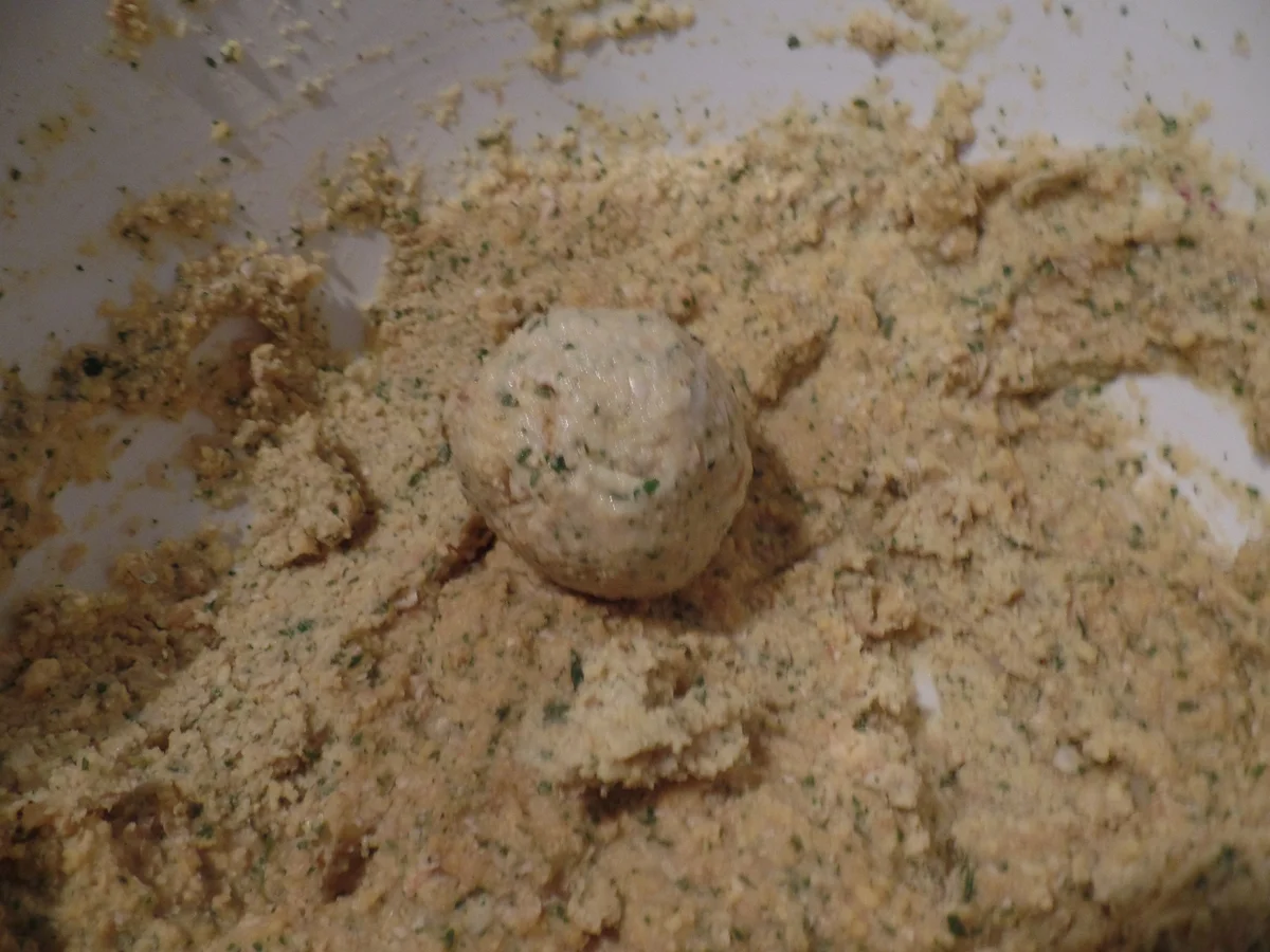 Bunter Nudelsalat mit Rucola-Pesto und Falafel - Rezept - Bild Nr. 15001