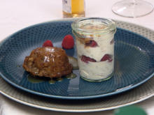 Toffee Pudding mit Karamell-Toffee-Soße und Himbeer-Cranachan - Rezept - Bild Nr. 15023