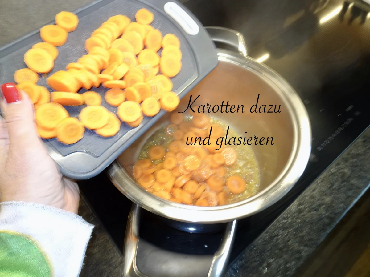 Rezept: glasiertes Karotten Süppchen - Kochbar Challenge Dez. 21 Bild Nr. 15026 glasiertes Karotten Süppchen - Kochbar Challenge Dez. 21 - Rezept - Bild Nr. 15026