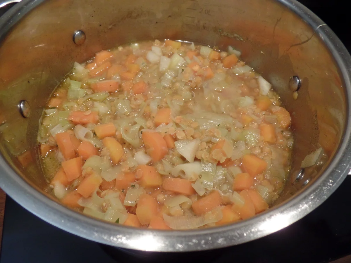 Rote-Linsen-Gemüse-Suppe - Rezept - Bild Nr. 15065