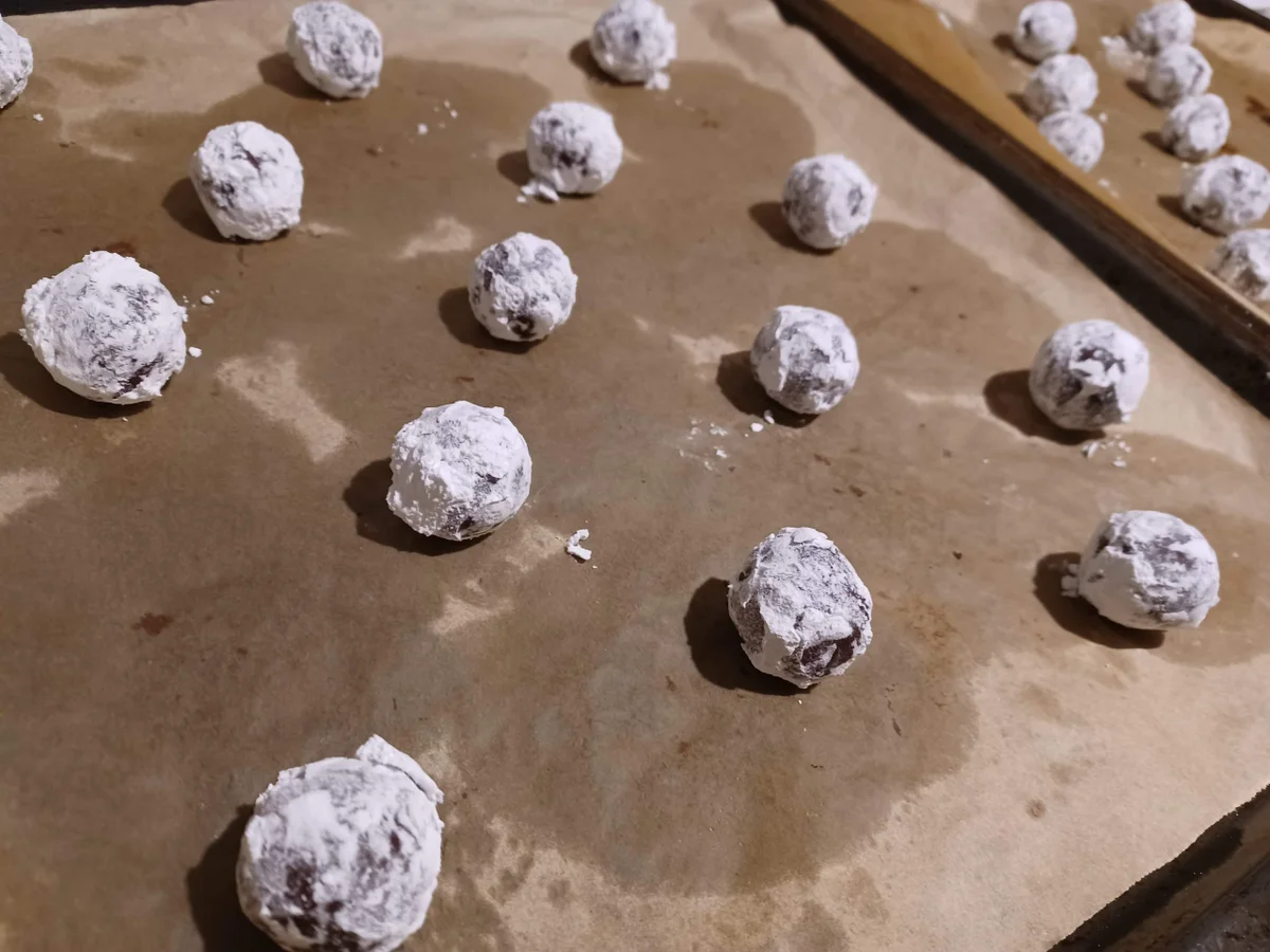 Schokolade - Zimt - Bällchen zur kochbar Challenge Dezember 2021 - Rezept - Bild Nr. 15068