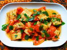 Frittierte Doradenstücke mit Tomaten - Rezept - Bild Nr. 15061