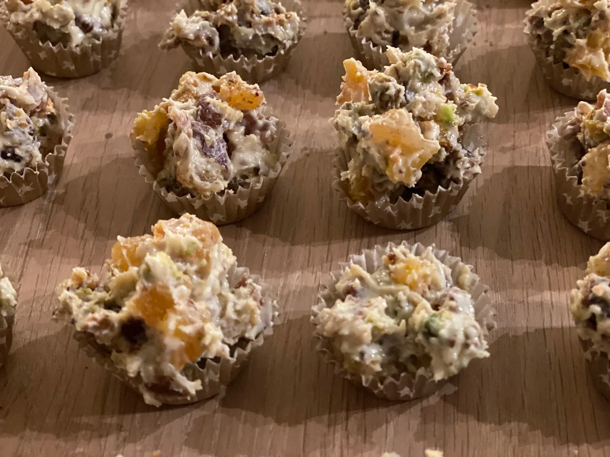 Weihnachtsrohkost mit weißer Schokolade - Rezept - Bild Nr. 2