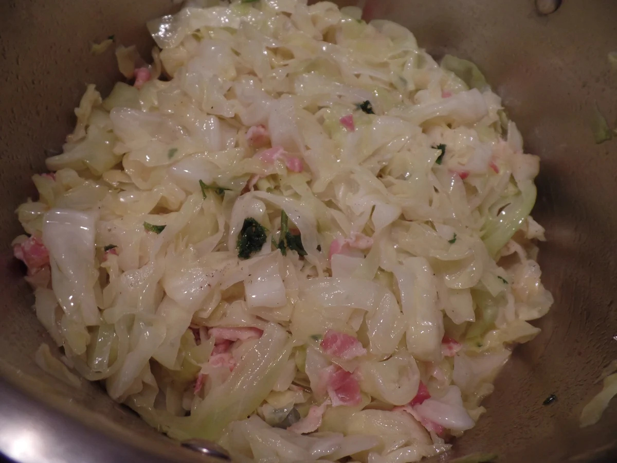 Zanderfilets auf Spitzkohl und Sahneschaum - Rezept - Bild Nr. 15109