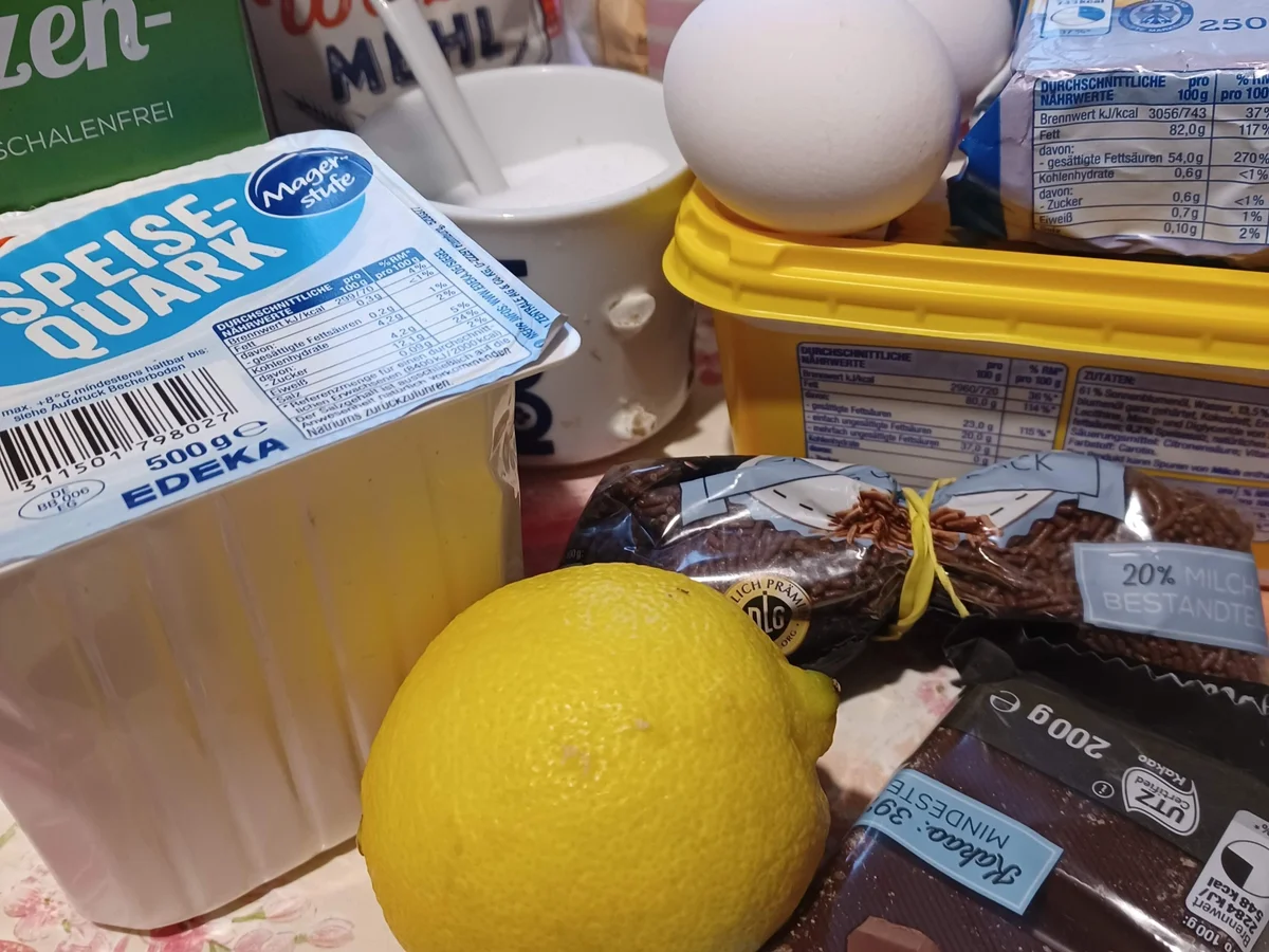 Kleiner Quarkkuchen 20 x 20 cm - Rezept - Bild Nr. 15100