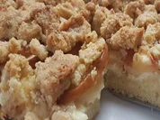 Streuselkuchen mit Apfel und  Pudding - In einer ca. 20 X 30 cm Form - Rezept - Bild Nr. 2