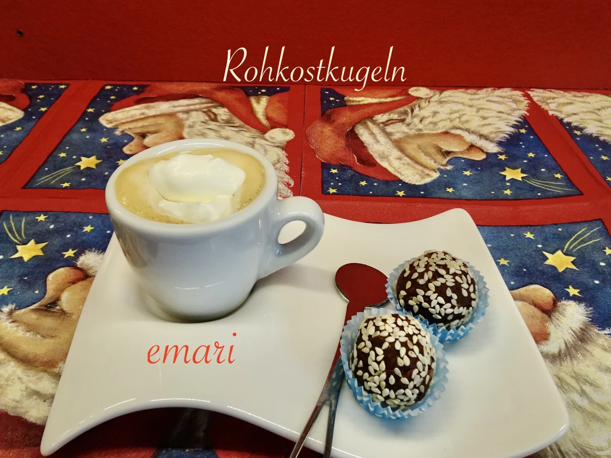 Rezept: leckere Rohkost Kugeln Bild Nr. 2 leckere Rohkost Kugeln - Rezept - Bild Nr. 2