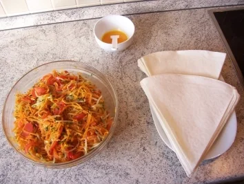 Rezept: Frühlingsrollen mit Soja Soße Frühlingsrollen mit Soja Soße - Rezept