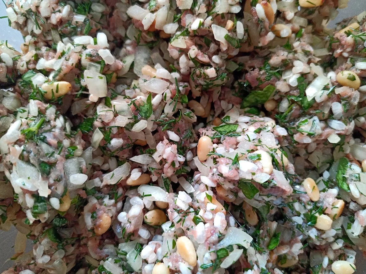 Gefüllte Weinblätter zur kochbar Challenge Mai 2022 - Rezept - Bild Nr. 4