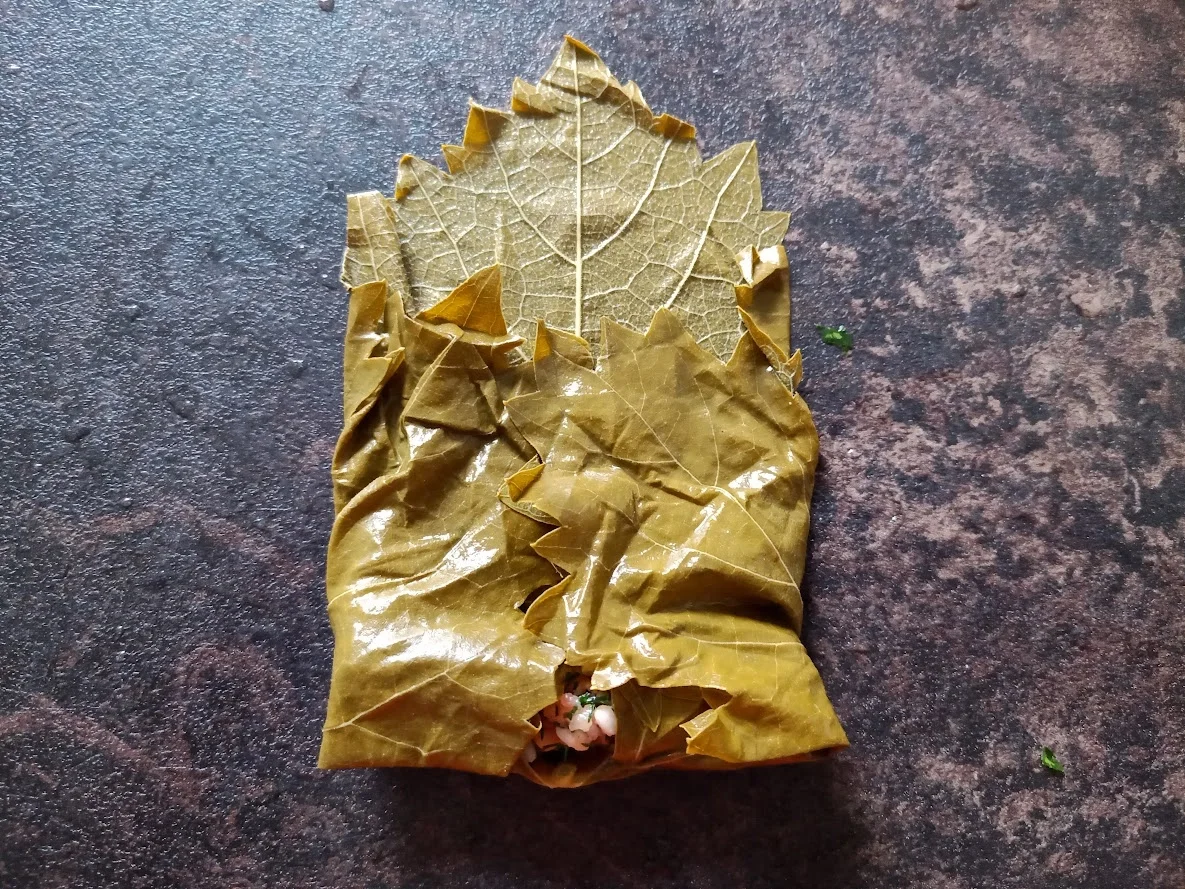 Gefüllte Weinblätter zur kochbar Challenge Mai 2022 - Rezept - Bild Nr. 6