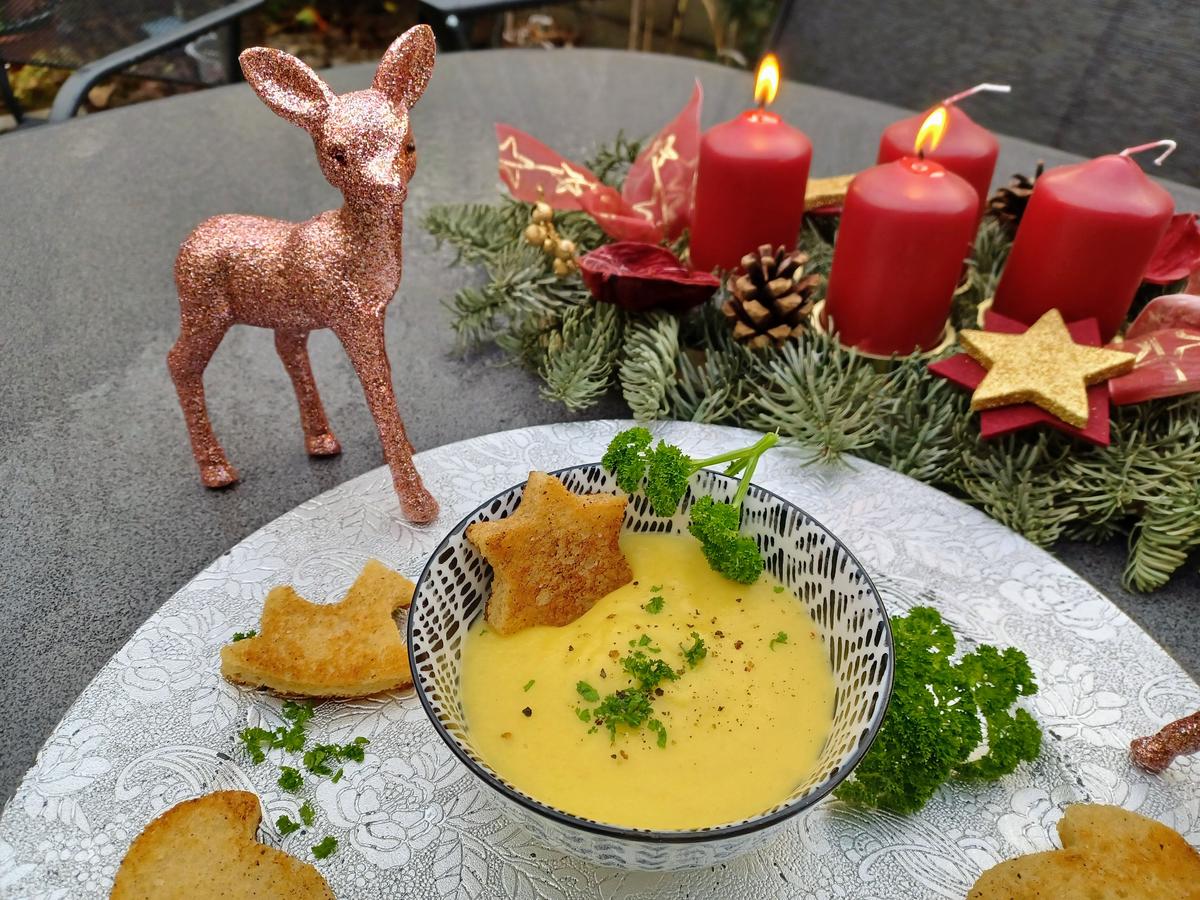 Kartoffel - Gelbe Bete - Cremesuppe zur kochbar Challenge Dezember 2021 - Rezept - Bild Nr. 15111