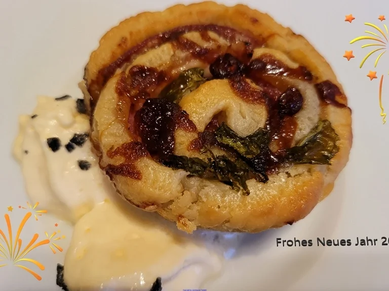 Fingerfood Blätterteigröllchen zur kochbar Challenge 2021 - Rezept - Bild Nr. 15142