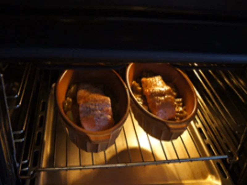 Lachs auf Curry-Sahne-Fenchelgemüse - Rezept - Bild Nr. 15172